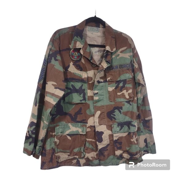 Camo Air Force Jacket Size Medium - Picture 1 of 9